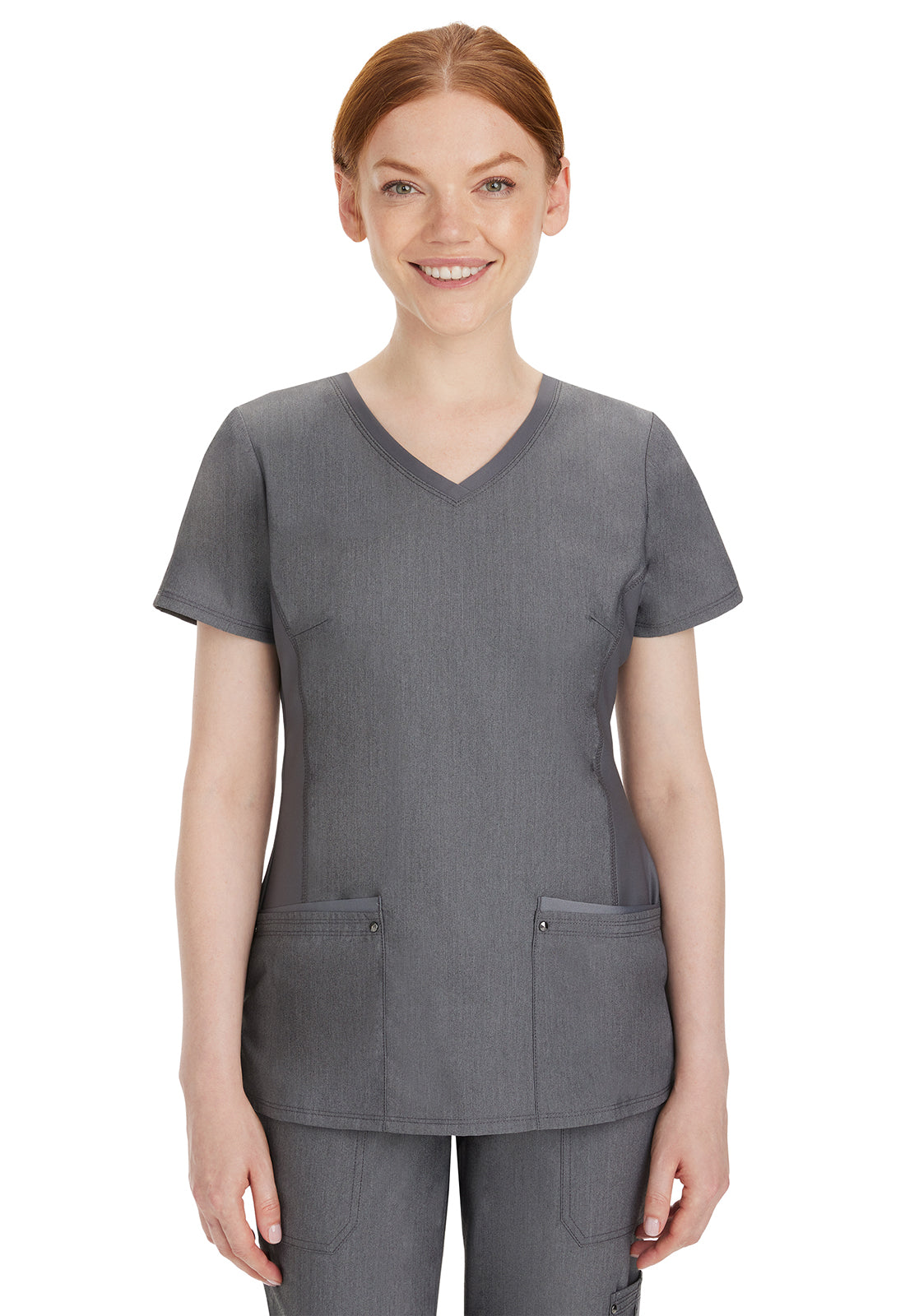Healing Hands Juliet Yoga Knit V Neck Scrub Top 2245