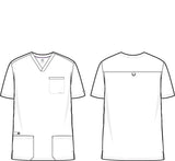 Healing Hands Purple Label Jake Scrub Top 2331