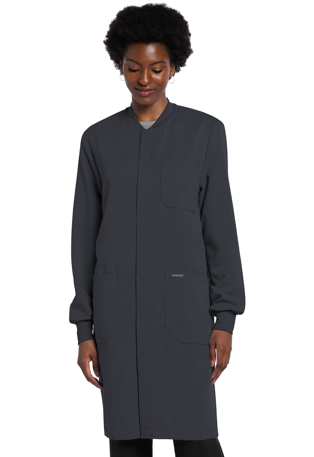 Cherokee Project Lab Snap Front 40" Lab Coat CK402A