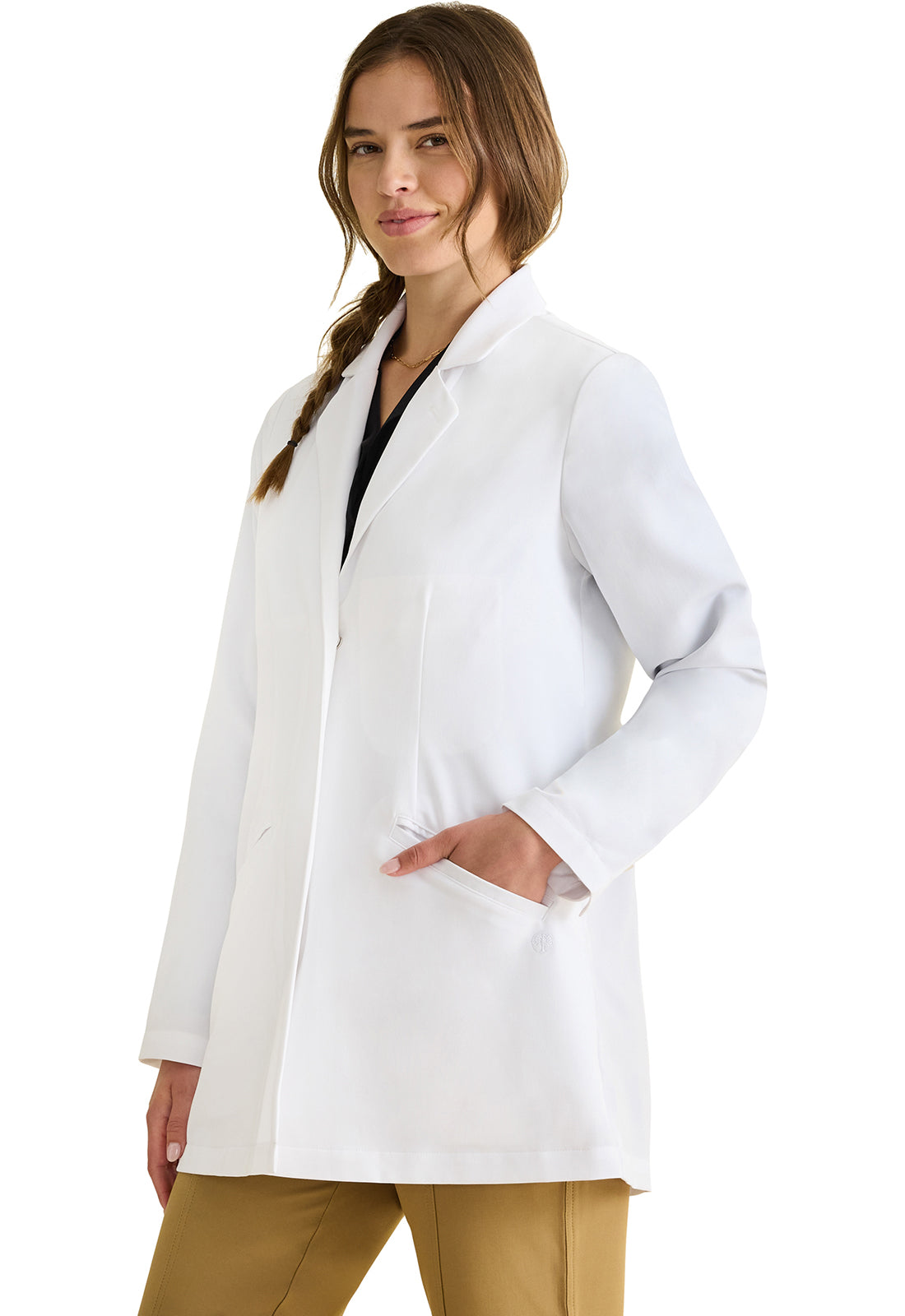 Healing Hands 31" Fable Zipper Lab Coat HH400