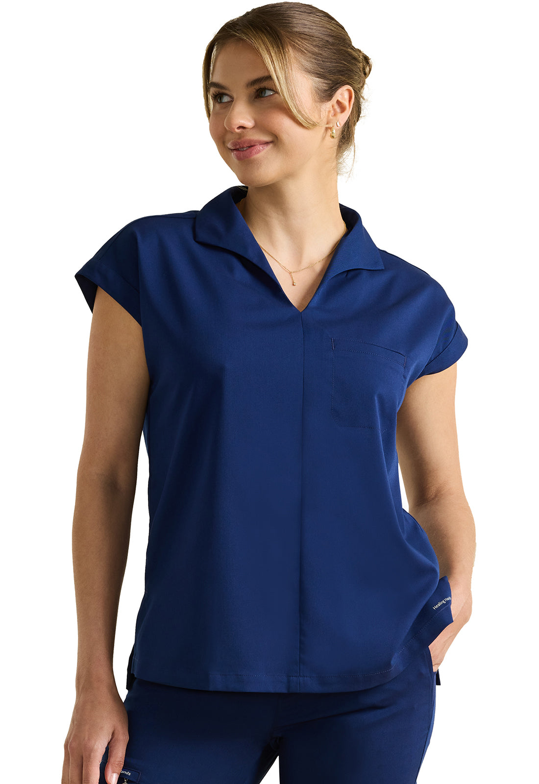 Healing Hands | Women's Scrub Tops | Personalized Embroidery