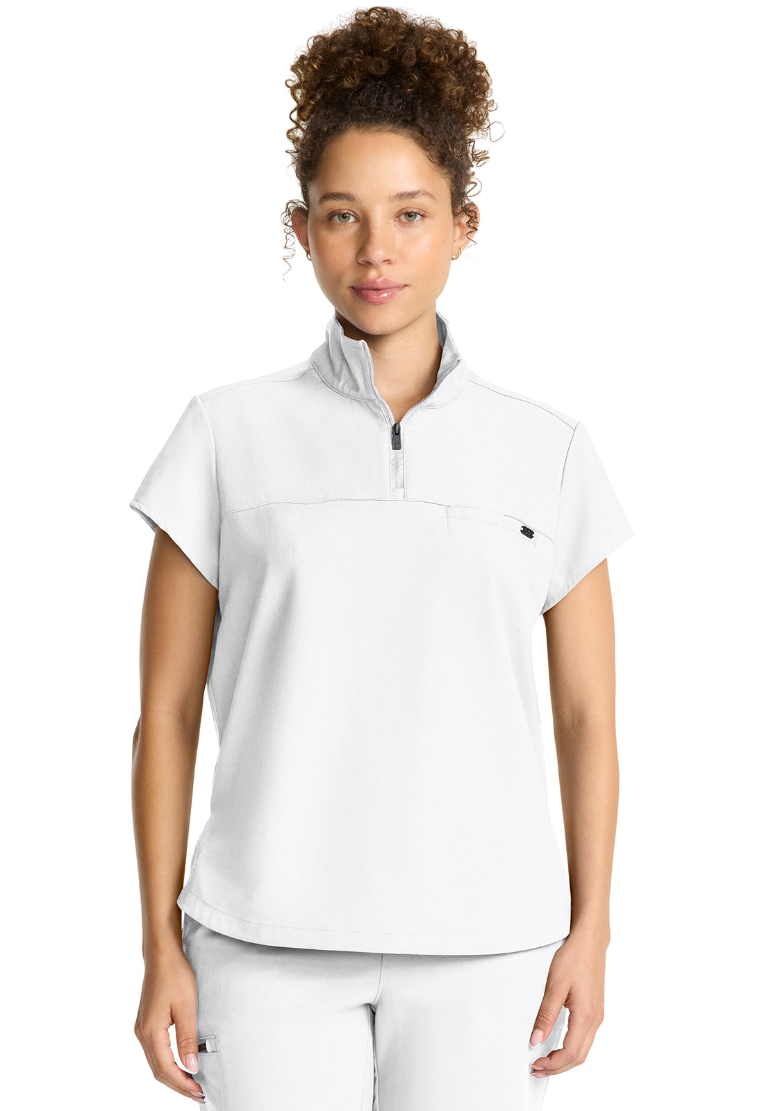 Healing Hands Quest 1/4 Zip Scrub Top HH752