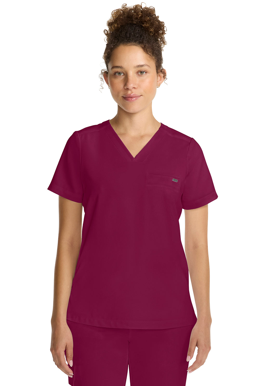 Healing Hands Quest Tuck-in V Neck Top HH755
