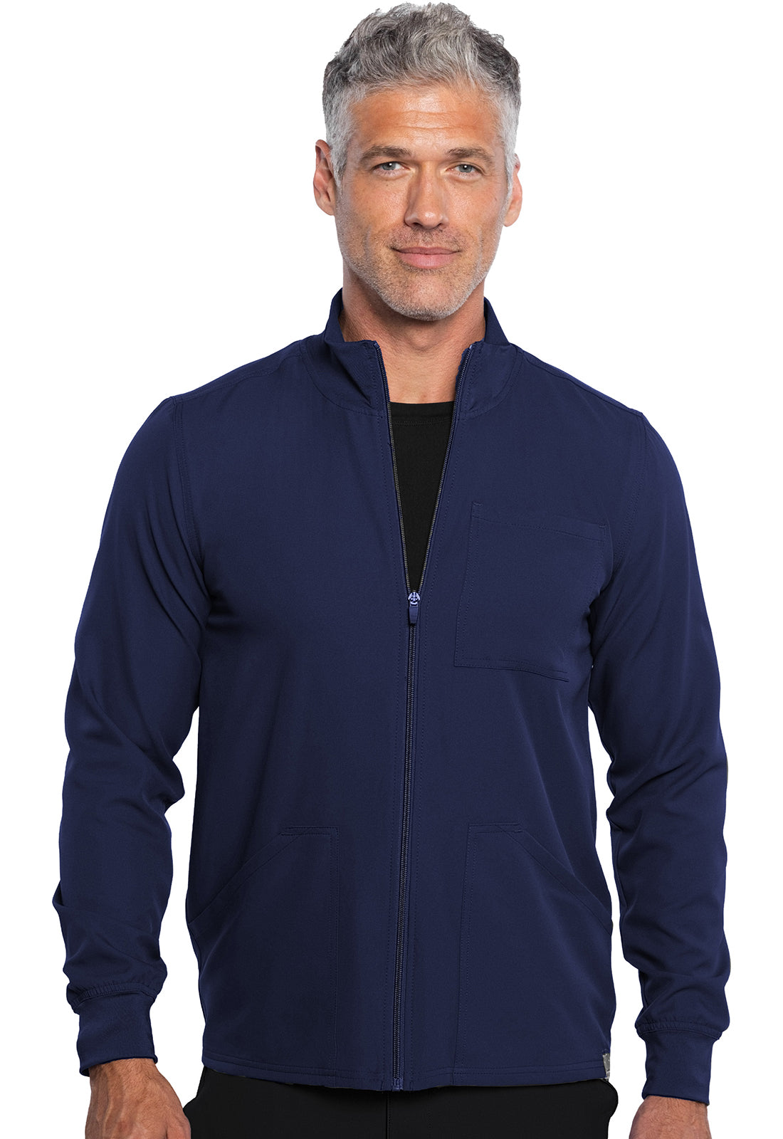 MedCouture Insight Men's Zipper Scrub Jacket MC360