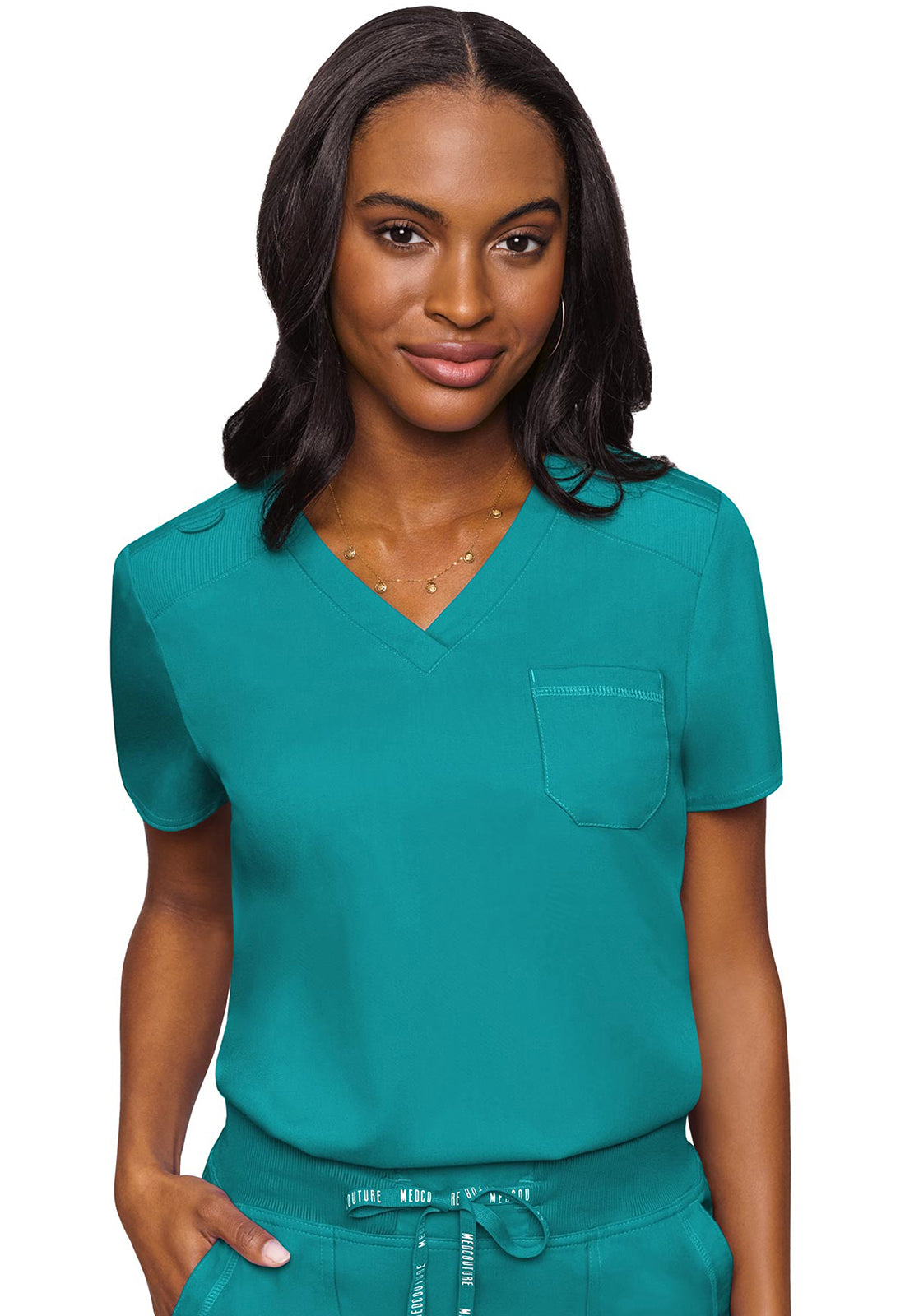 MedCouture Touch V-Neck Scrub Top MC7448