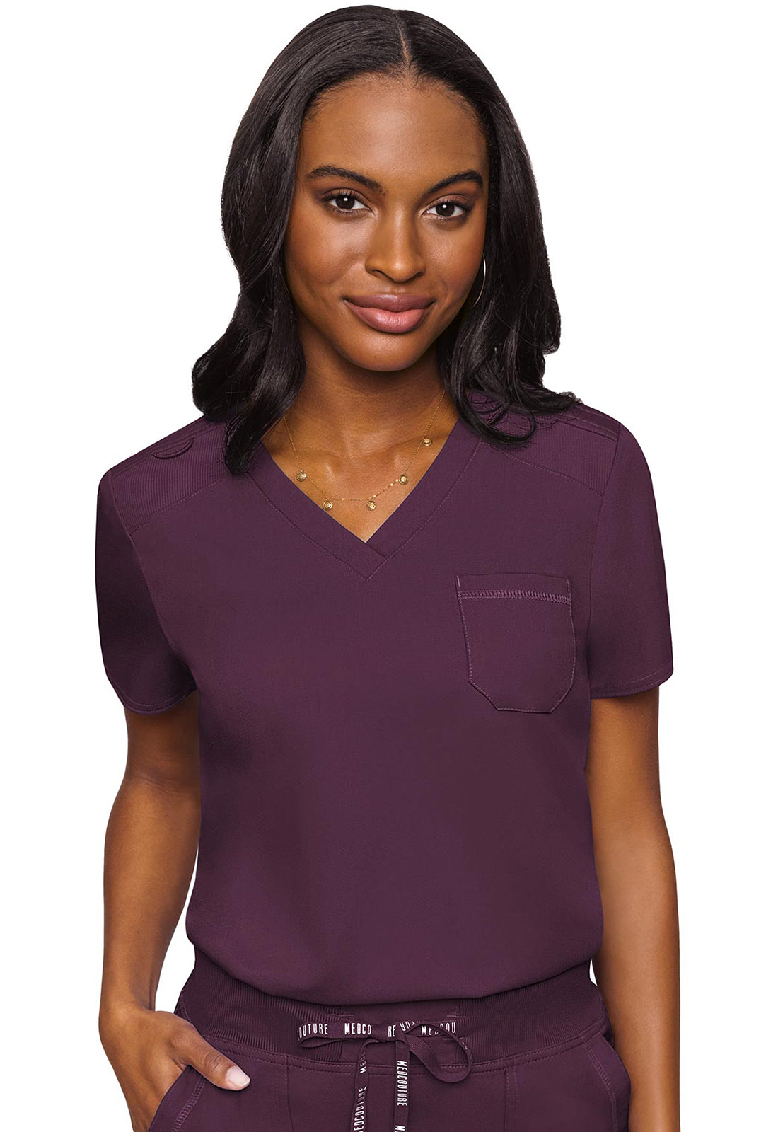 MedCouture Touch V-Neck Scrub Top MC7448