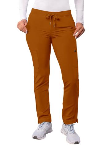 Adar Women's Addition Skinny Cargo Scrub Pant A6104