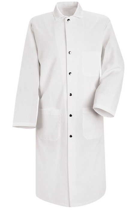 Red Kap Unisex Snap Front Butcher Coat KP58