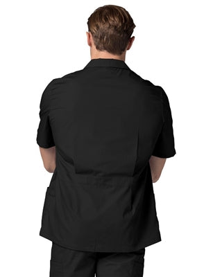 Adar Zipper Short Sleeve Lab Coat | Lab Coats | Embroidery