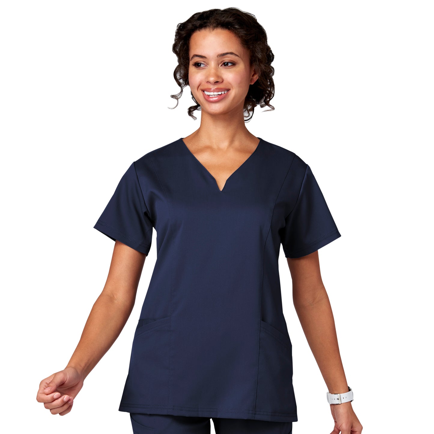 Meta Ladies Ventral Antimicrobial Scrub Top 15200
