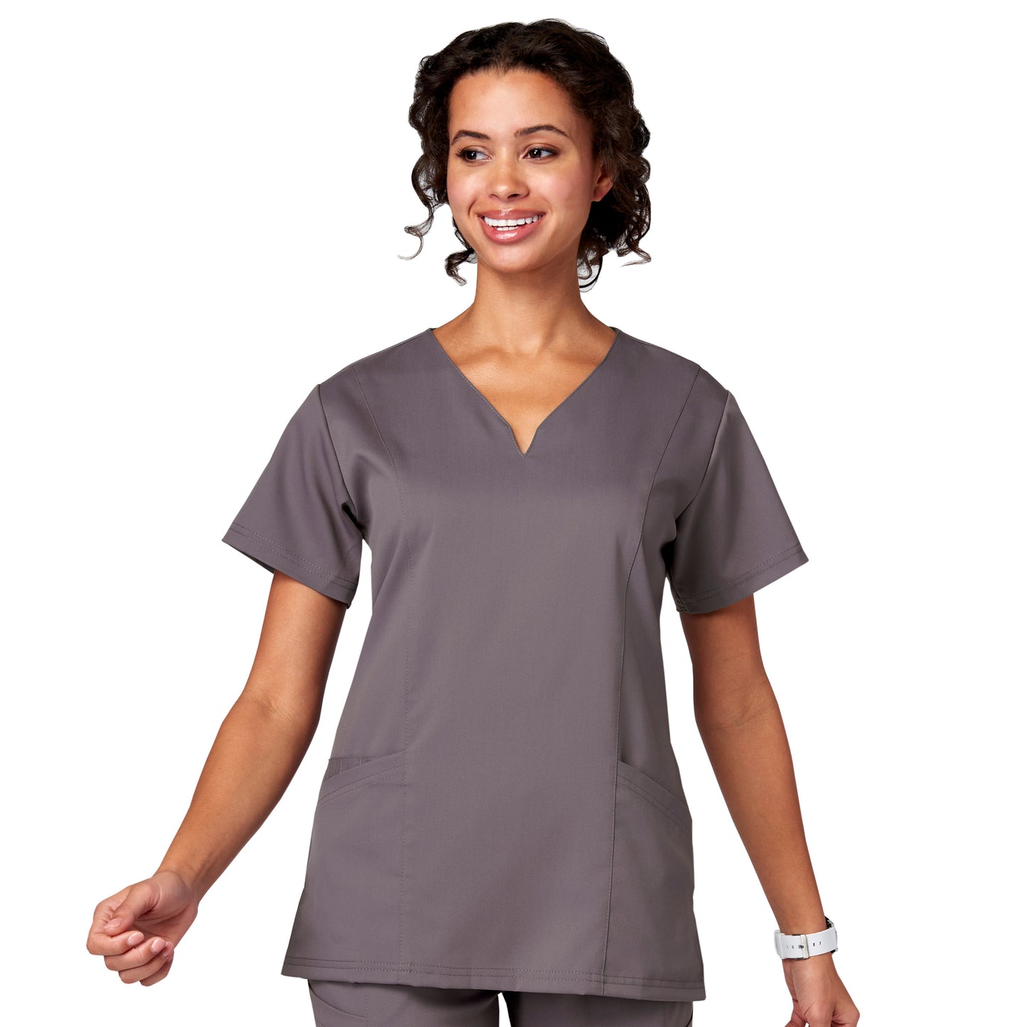 Meta Ladies Ventral Antimicrobial Scrub Top 15200