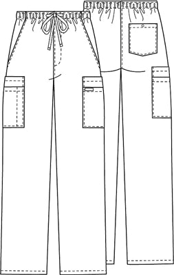 Cherokee Workwear Men's Drawstring Cargo Pant 4000
