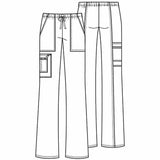 Cherokee Core Stretch Women's Mid Rise Stretch Pants 4044