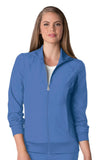 Cherokee Women's Antimicrobial Zipper Warm-Up Scrub Jacket 2391A