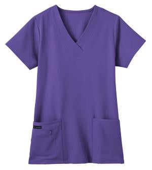 Jockey Women's V-Neck Crossover Scrub Top 2206