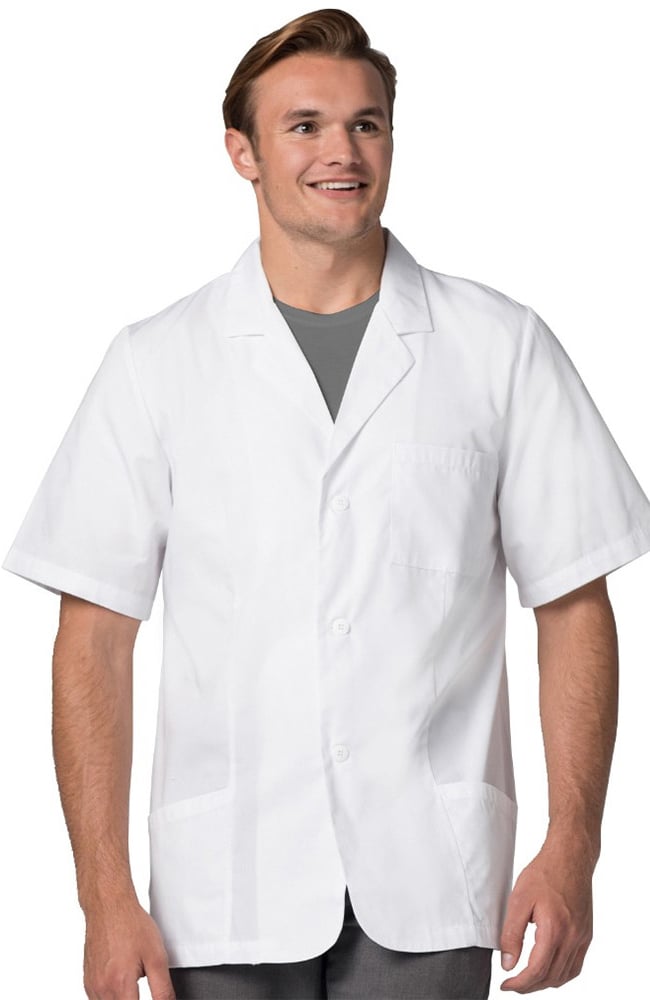 Adar Short Sleeve Coat, Lab Coats, Personalized Embroidery