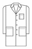 Meta 40" Men's 5 Pocket Lab Coat 267