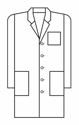 Meta Men's 38" Lab Coat 5112