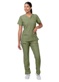 Adar 4400 Olive Scrub Set