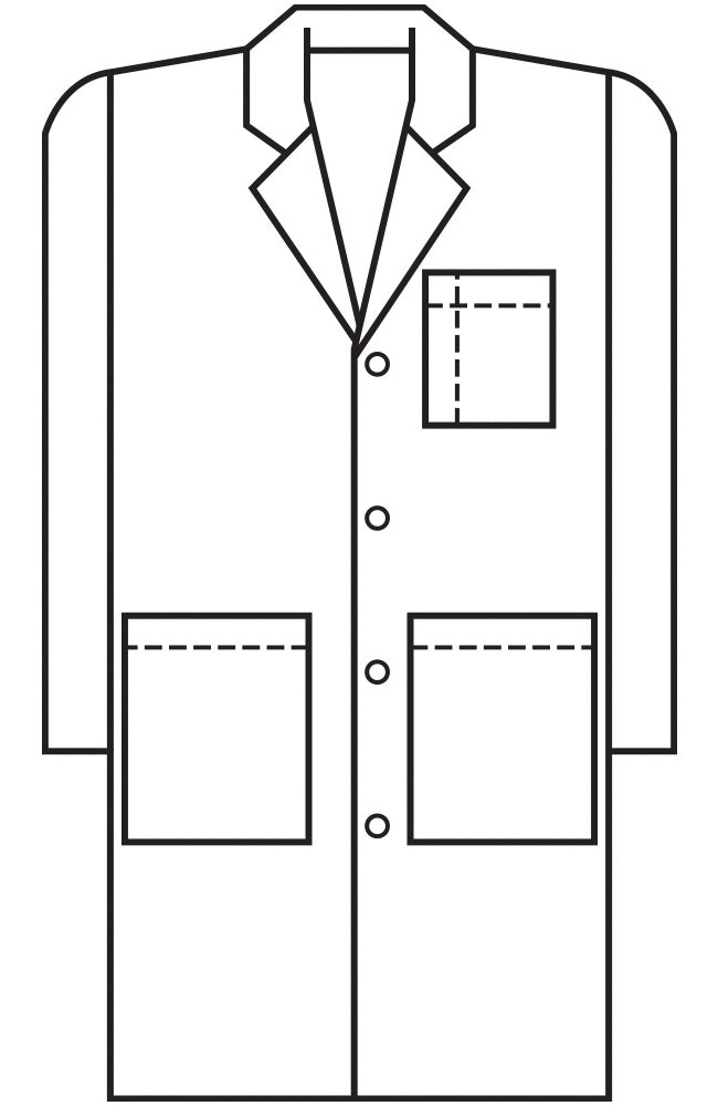 Meta 38" iPad Pocket Men's Lab Coat 1963