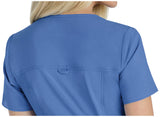 Cherokee Women's V Neck Knit Panel Scrub Top CK605