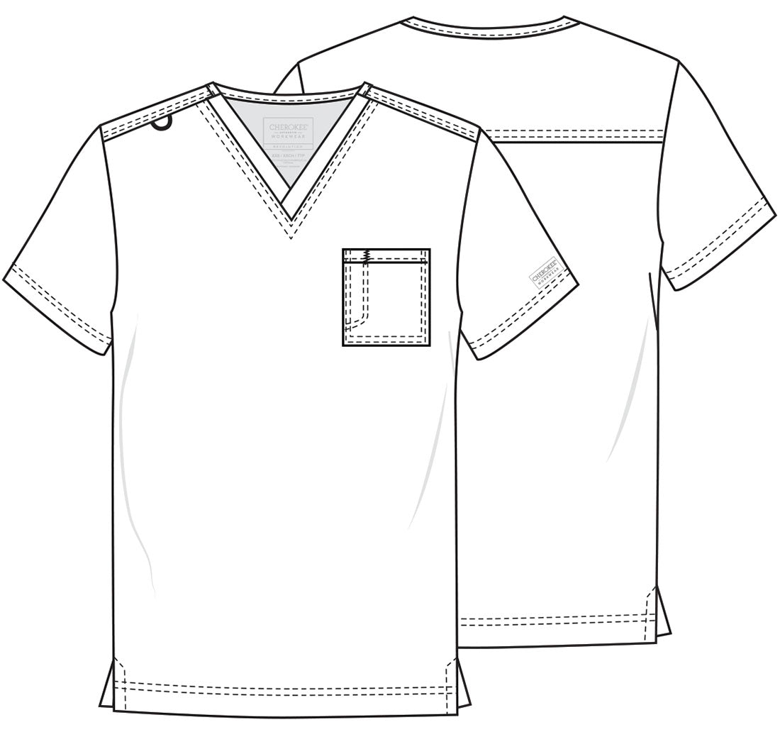 Cherokee Unisex V-Neck Scrub Top WW625