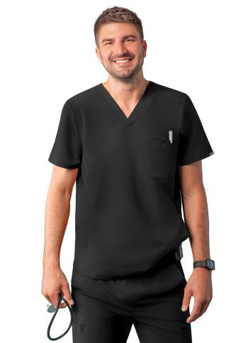 Men's Addition by Adar Modern V Neck Scrub Top A6010