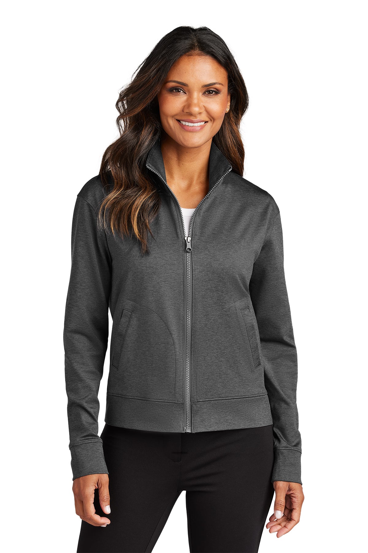 Port Authority Women's Double Knit Zipper Jacket LK881