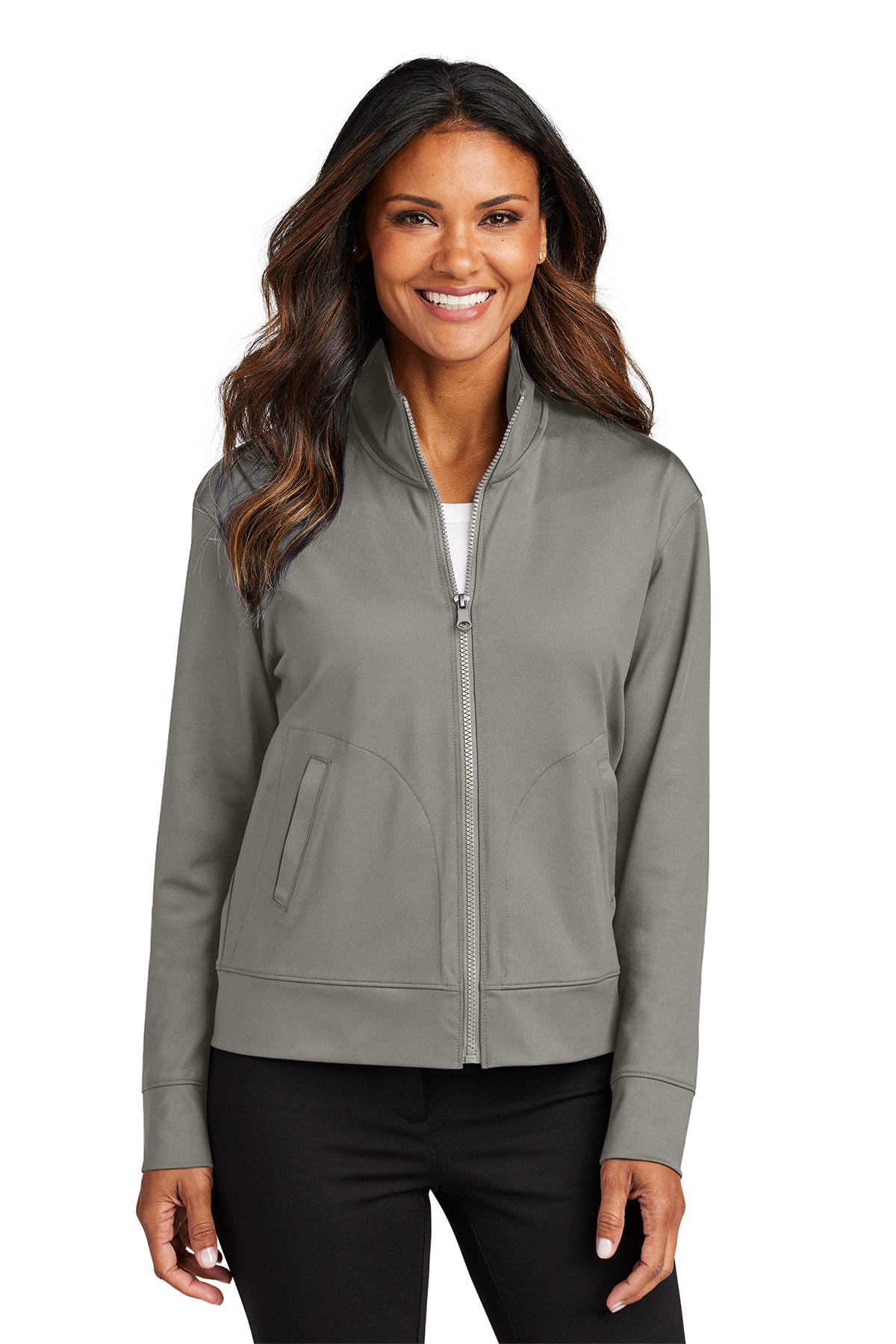 Port Authority Women's Double Knit Zipper Jacket LK881