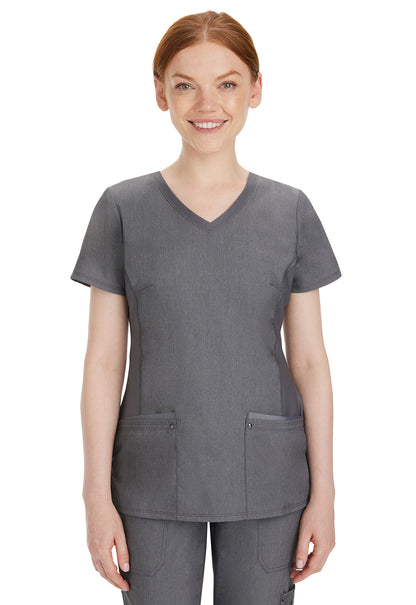Healing Hands Juliet Yoga Knit V Neck Scrub Top 2245