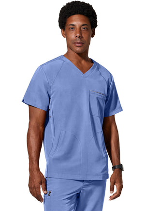 Healing Hands Steven Scrub Top  2382