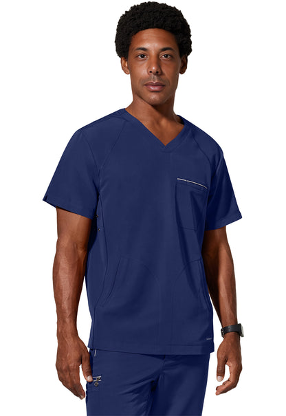 Healing Hands Steven Scrub Top  2382