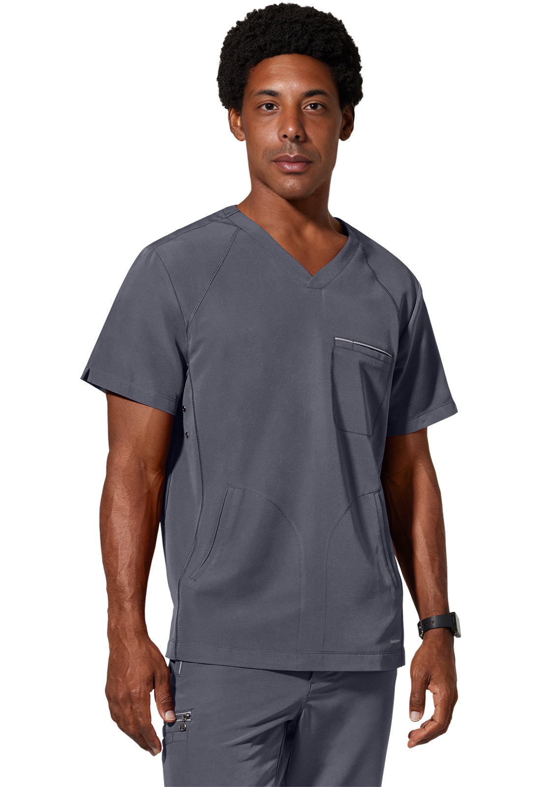 Healing Hands Steven Scrub Top  2382