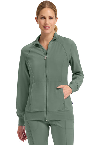 Cherokee Infinity Women's Antimicrobial Zipper Warm-Up Scrub Jacket 2391A