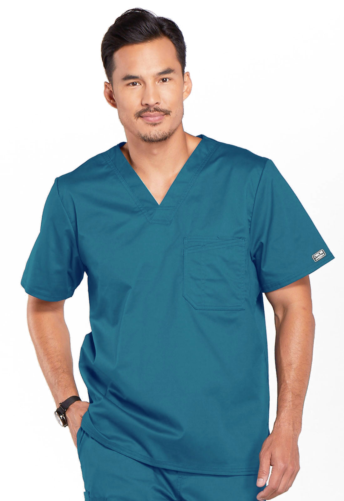 Cherokee Men's V-Neck Scrub Top 4743