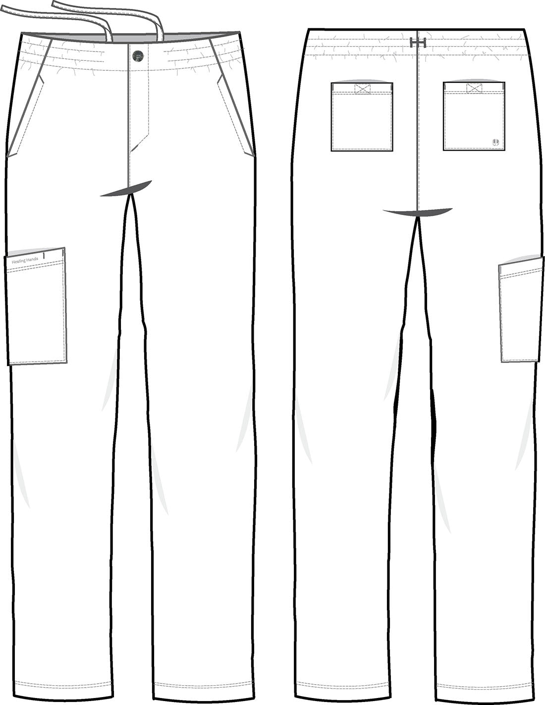 Healing Hands Works Ryan Scrub Pant 9590