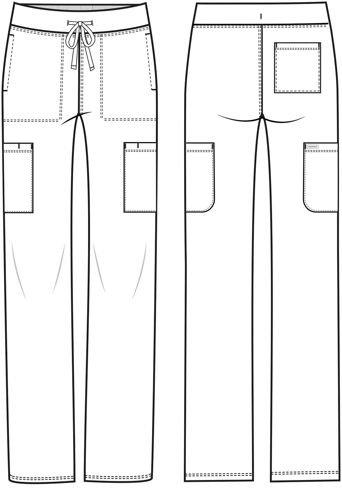 Cherokee Women's Achieve 5 Pocket Scrub Pants CK096