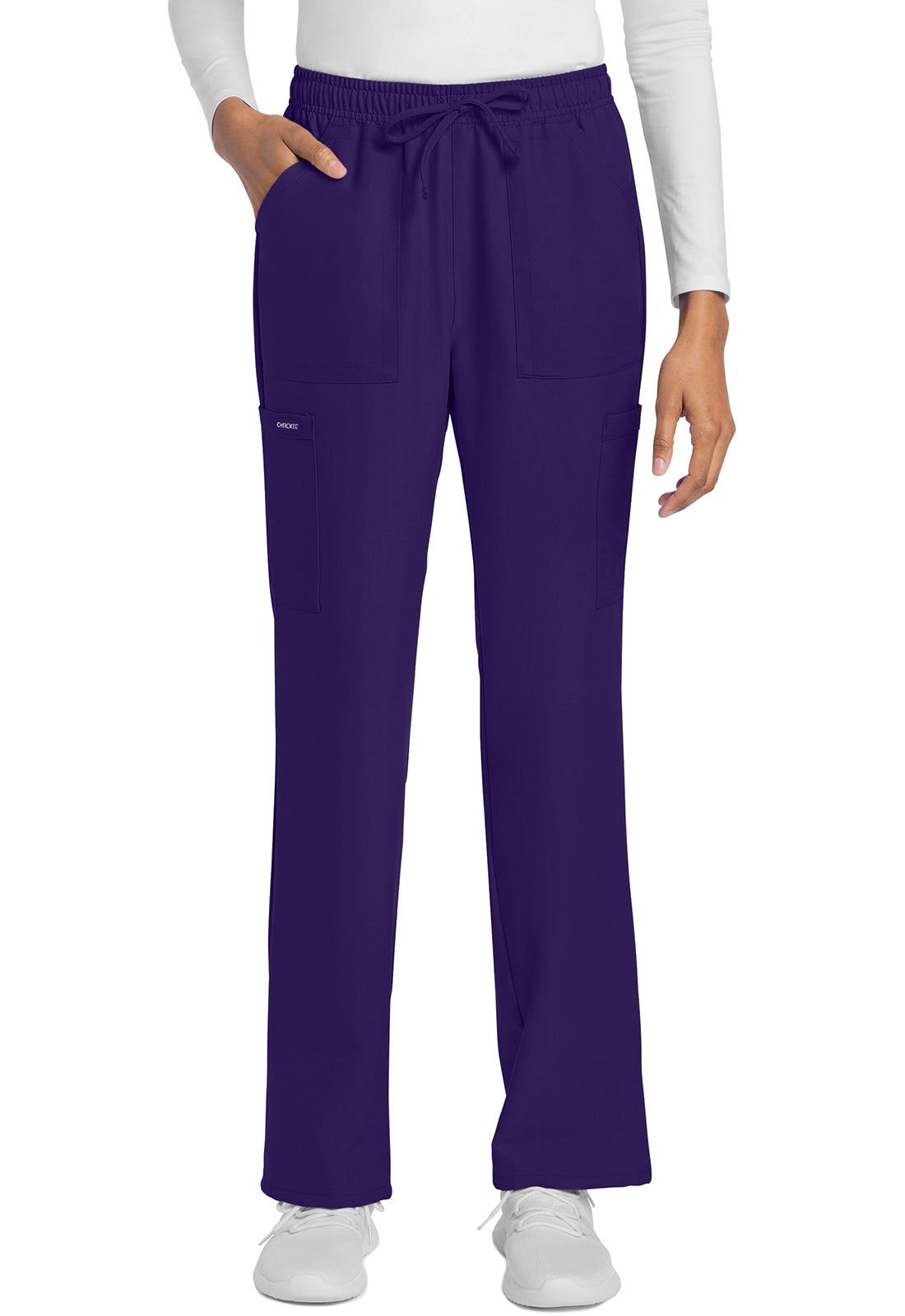Cherokee Ultra Women's Mid Rise Cargo Pants CK272A