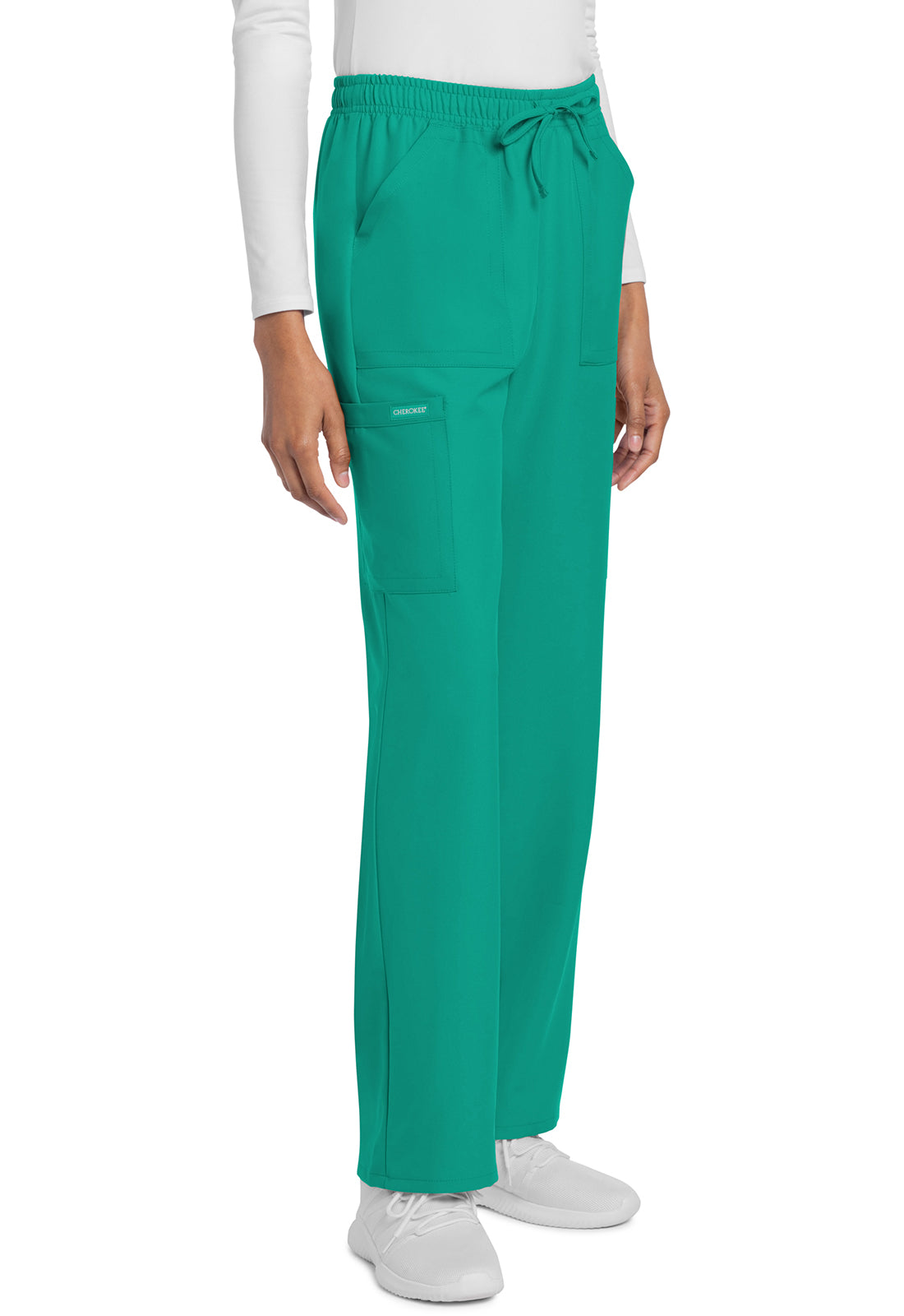 Cherokee Ultra Women's Mid Rise Cargo Pants CK272A