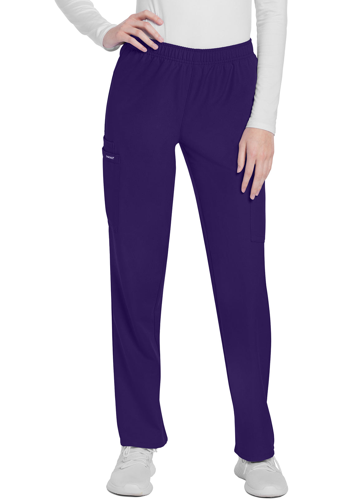 Cherokee Ultra Ladies MId-Rise Slim Leg Cargo Pant CK281A