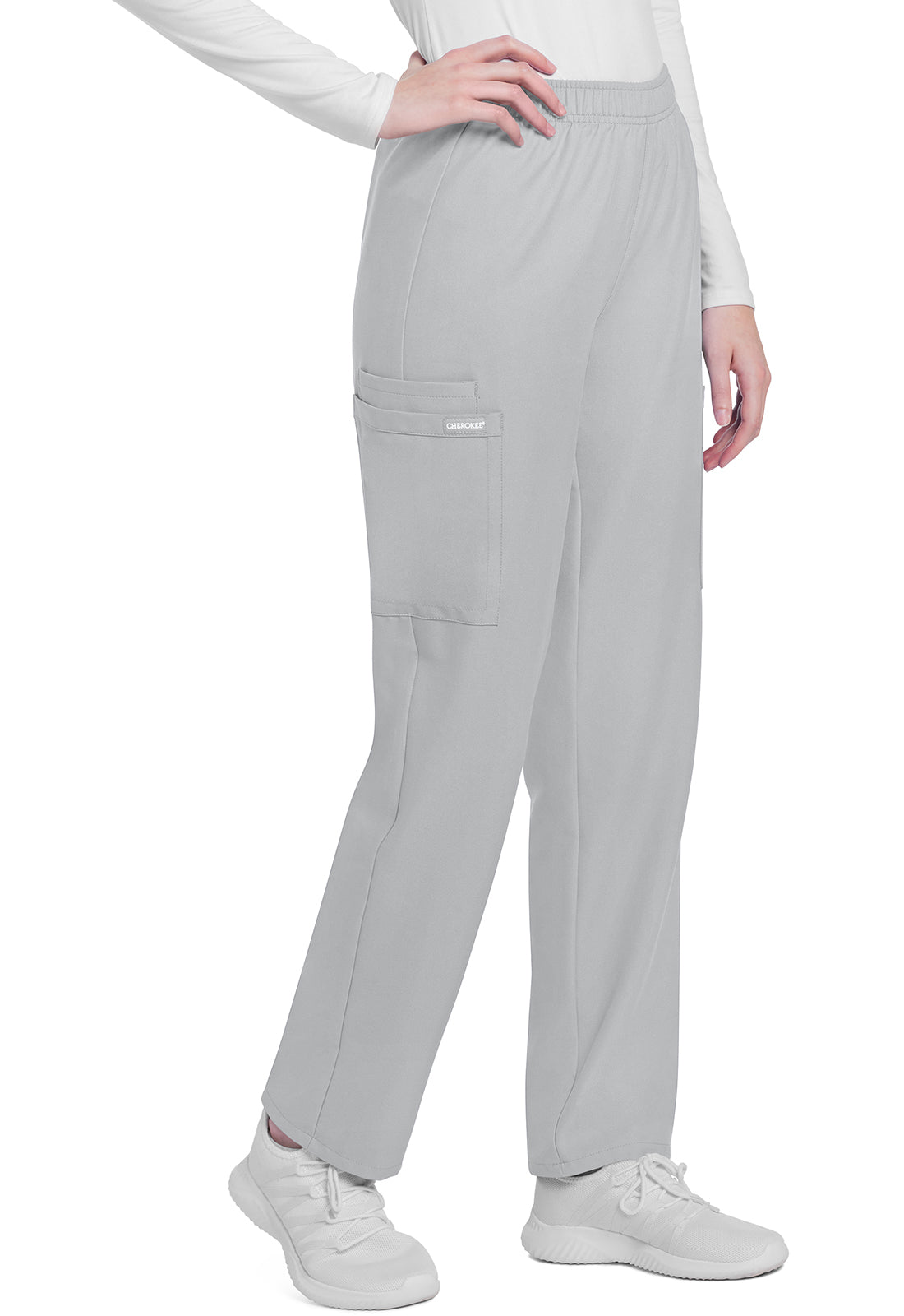Cherokee Ultra Ladies MId-Rise Slim Leg Cargo Pant CK281A