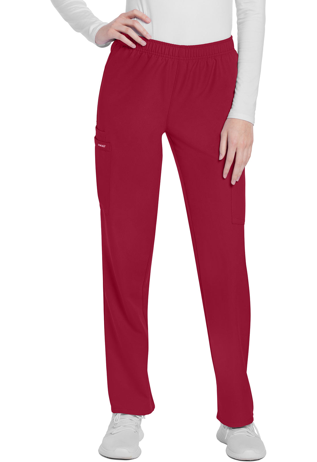 Cherokee Ultra Ladies MId-Rise Slim Leg Cargo Pant CK281A