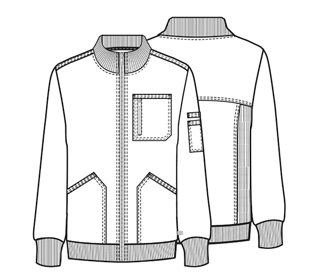 Cherokee Infinity Men's Zip Front Jacket CK305