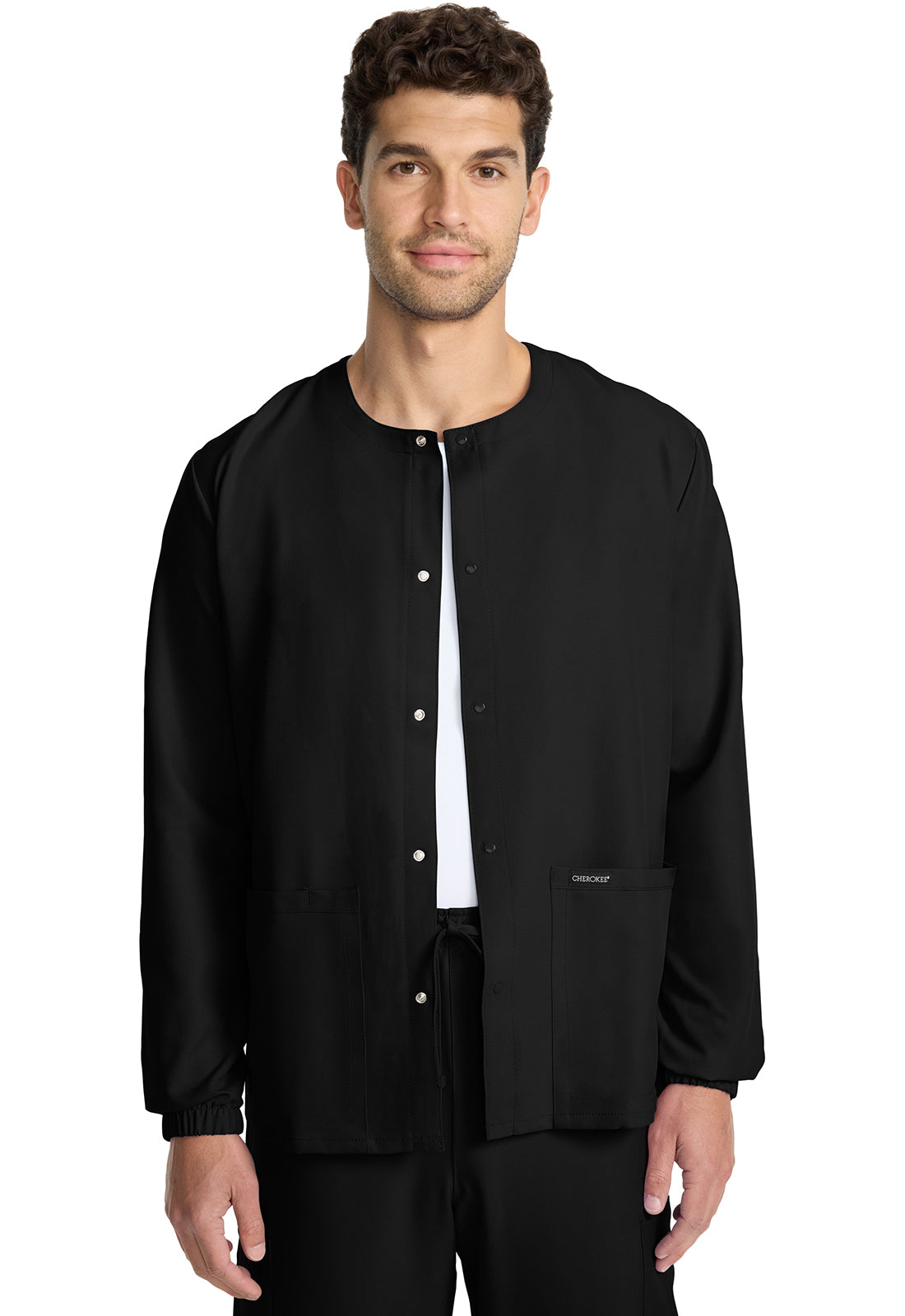 Cherokee Ultra Unisex Snap Front Jacket CK393A
