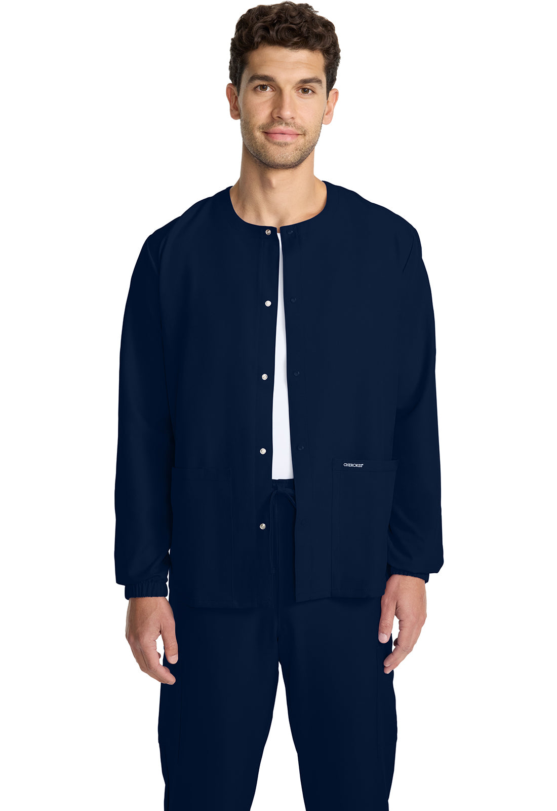 Cherokee Ultra Unisex Snap Front Jacket CK393A