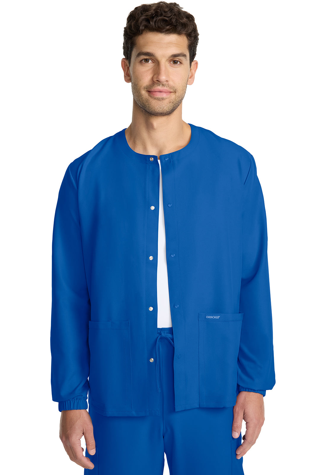 Cherokee Ultra Unisex Snap Front Jacket CK393A