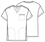 Cherokee Achieve Men's 3 Pocket V-Neck Scrub Top CK729