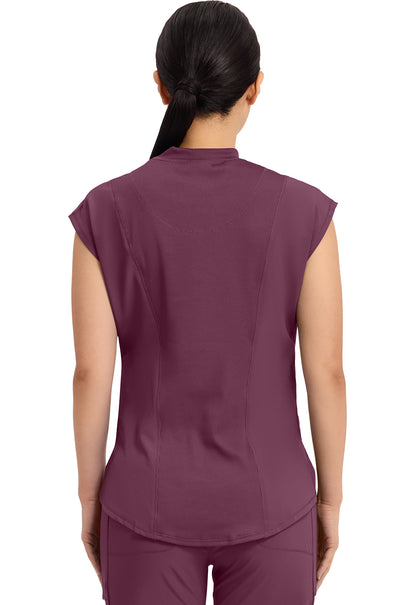 Cherokee Infinity Mock Neck Scrub Top CK742A