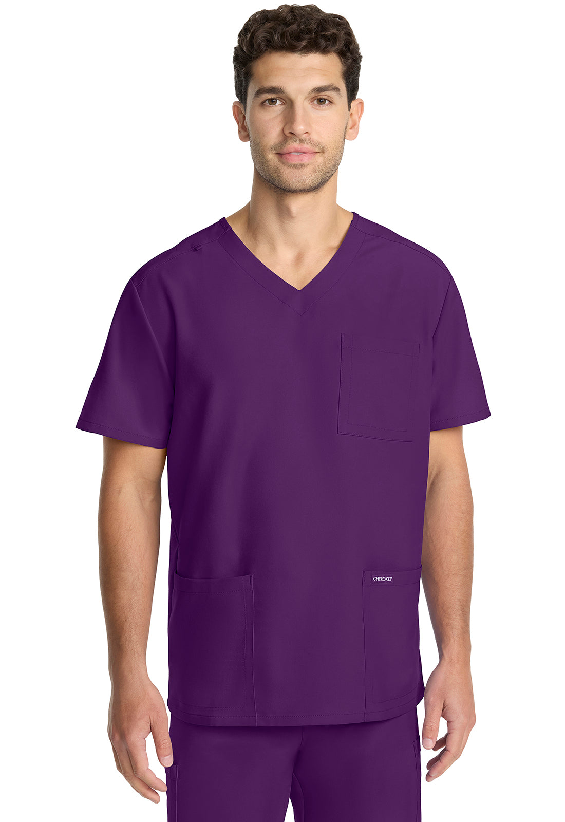 Cherokee Ulltra Men's 3 Pocket V-Neck Scrub Top CK783