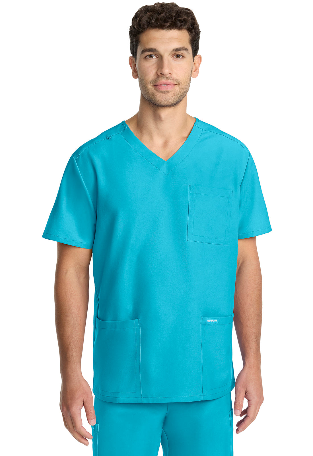 Cherokee Ulltra Men's 3 Pocket V-Neck Scrub Top CK783
